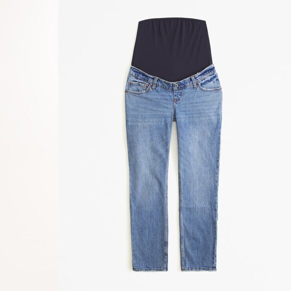 ABERCROMBIE & FITCH maternity the ankle straight jeans (12S/31) - Picture 3 of 15